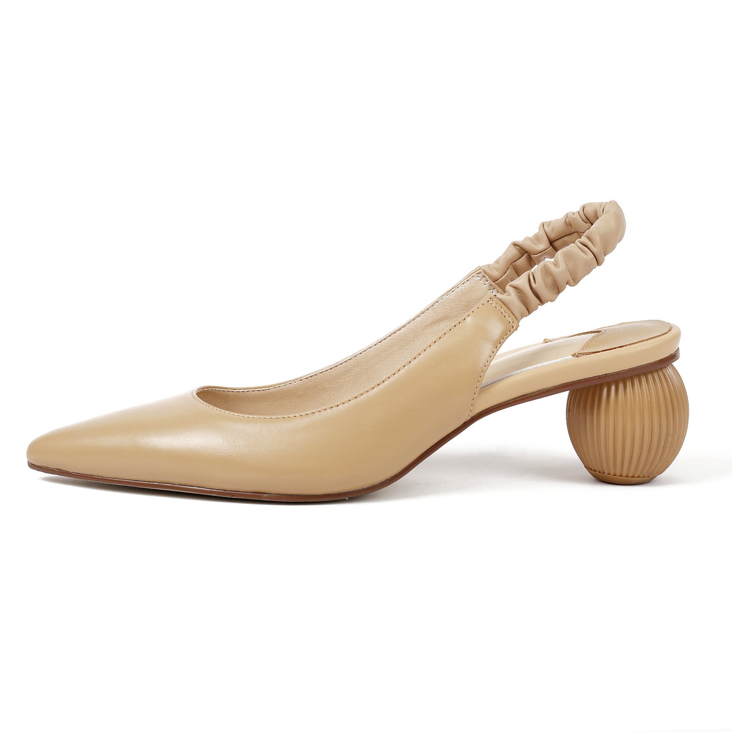 Tacón Esférico de Cuero – Diseño Vanguardista y Elegancia Atemporal - nexbuy.com.mx