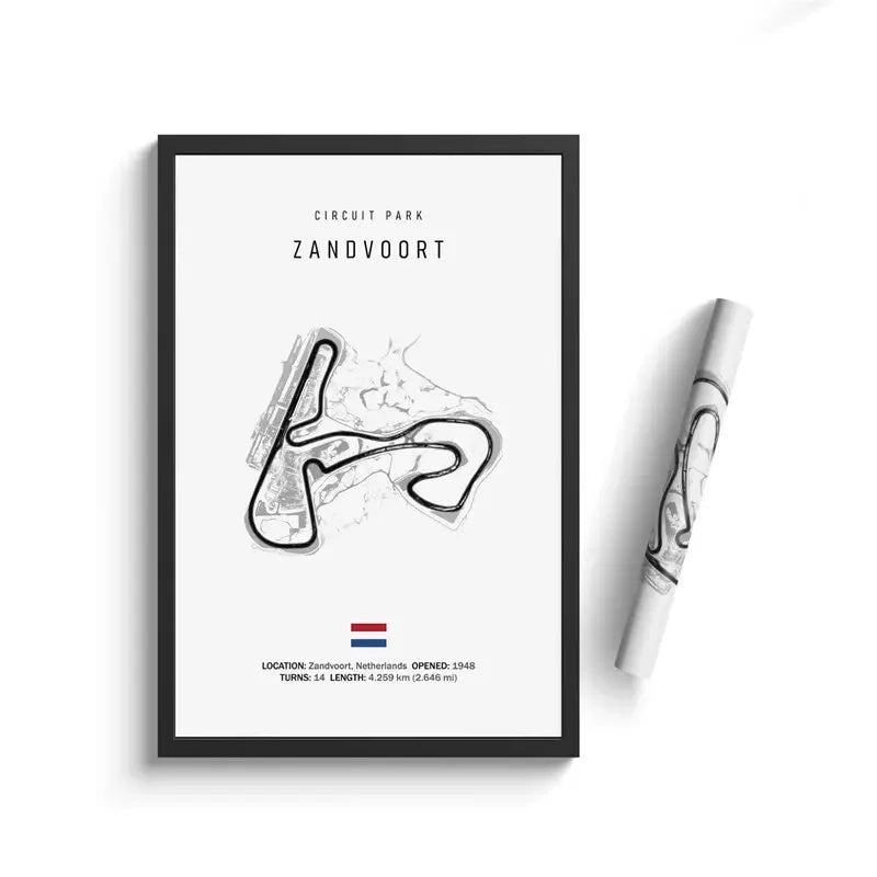 Póster en Lienzo de Circuito de Fórmula 1 – Estilo y Pasión en Cada Detalle - nexbuy.com.mx