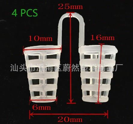 Mini tapón de congestión nasal de silicona antirronquidos Clip de ventilación para la congestión nasal - nexbuy.com.mx