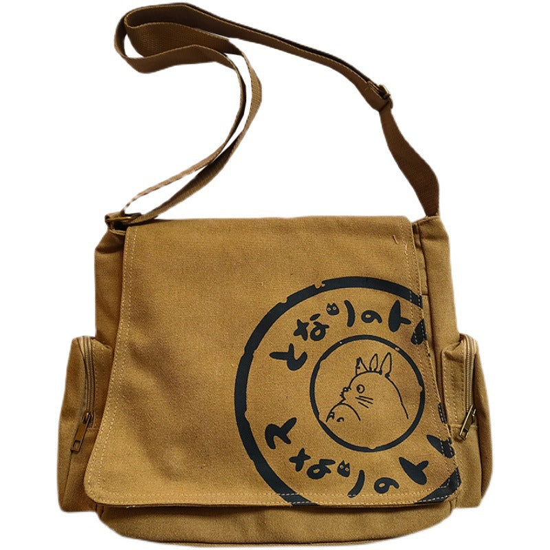 Bolsa de hombro Totoro, mochila casual cuadrada - nexbuy.com.mx