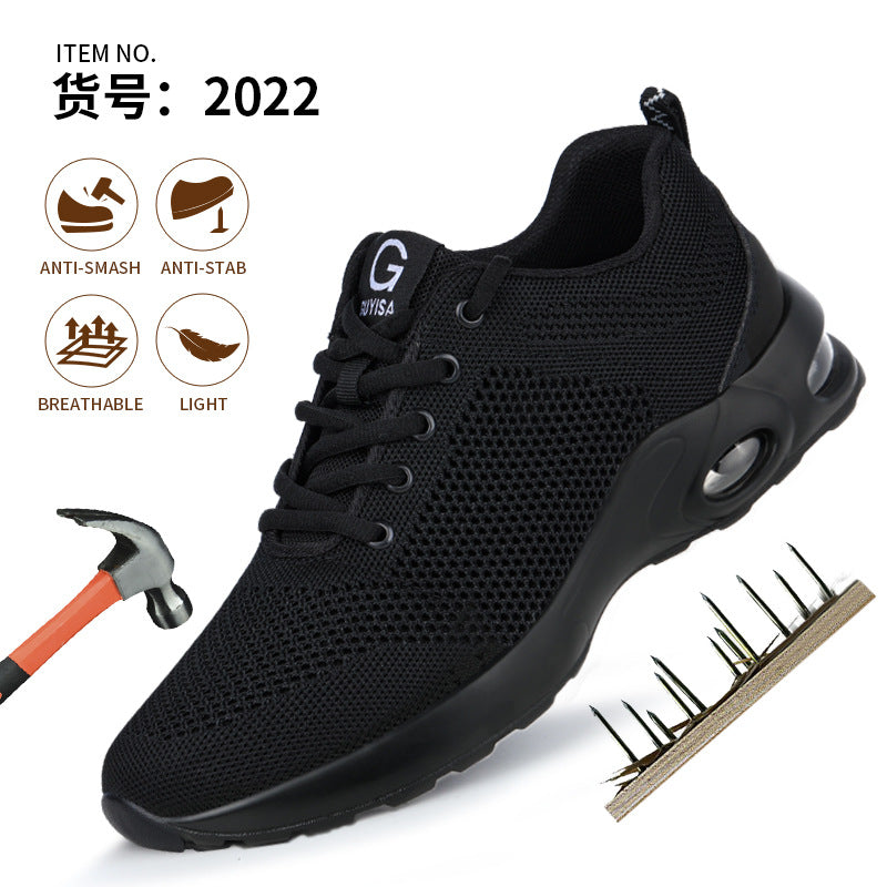Zapatos de Seguridad Ligeros con Punta de Acero y Cojín de Aire - nexbuy.com.mx