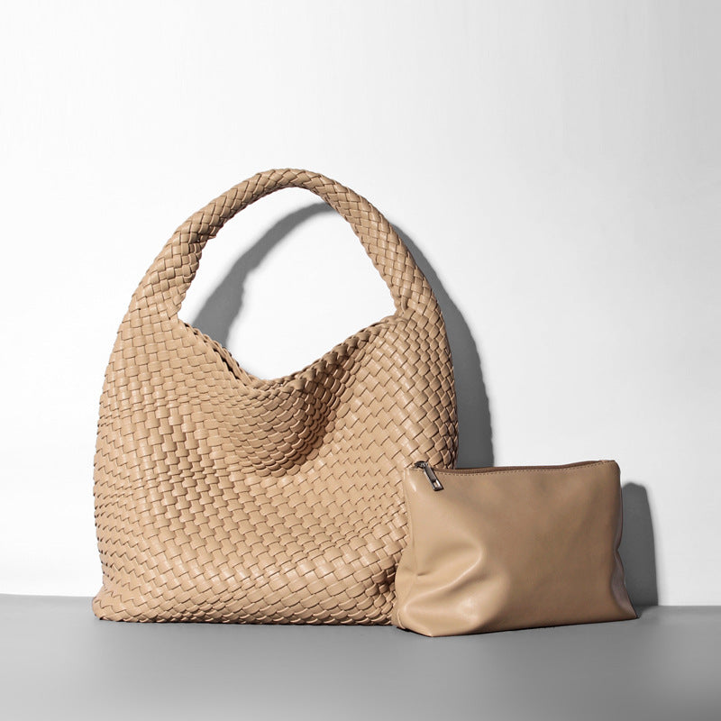 Bolso de Mujer Grande Tipo Cubo Tejido - nexbuy.com.mx
