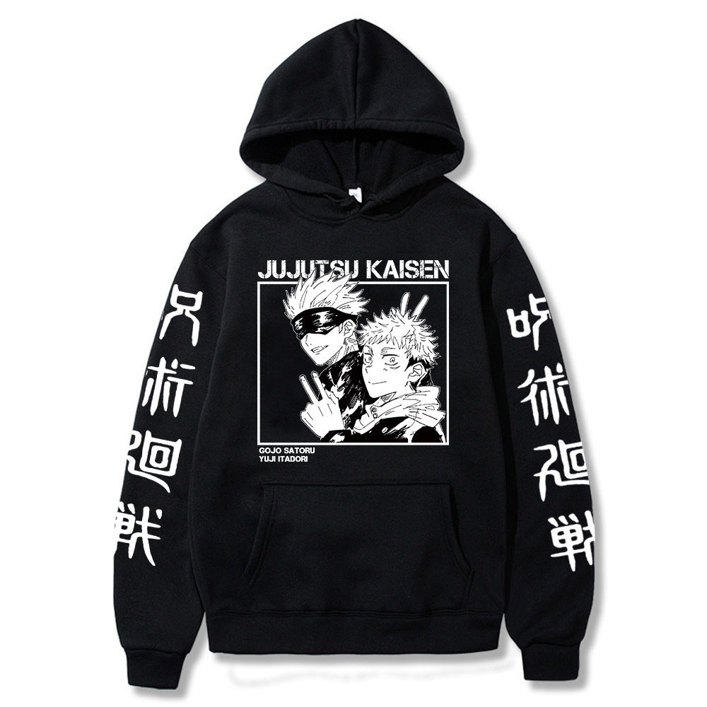 Hoodie con Gorra Jujutsu Kaisen - Gojo Satoru | HOOK ON YOU - nexbuy.com.mx