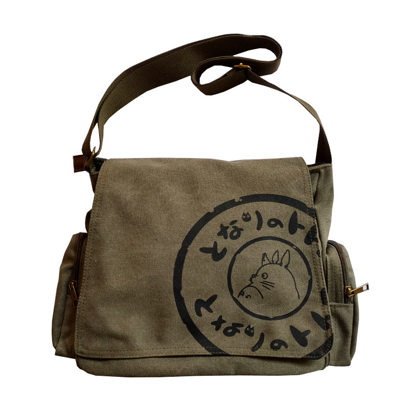 Bolsa de hombro Totoro, mochila casual cuadrada - nexbuy.com.mx