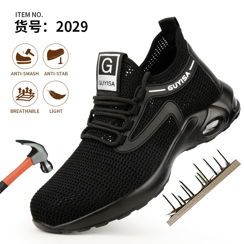 Zapatos de Seguridad Ligeros con Punta de Acero y Cojín de Aire - nexbuy.com.mx