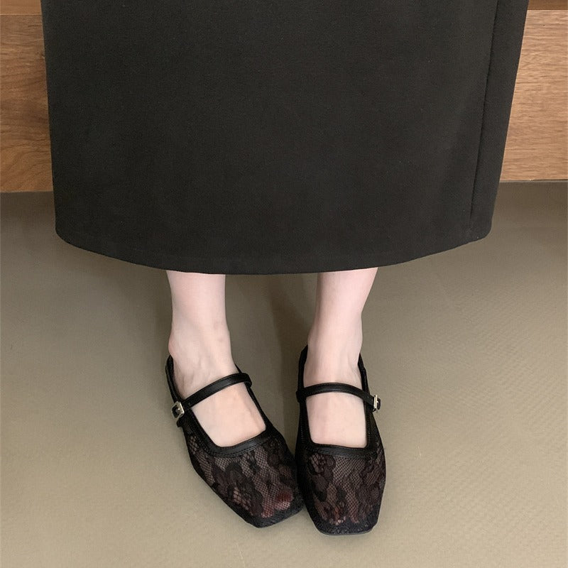 Zapatillas de malla Transpirable Retro Estilo chino para dama - nexbuy.com.mx