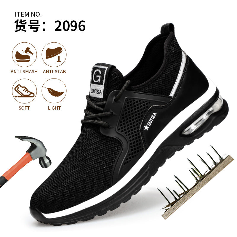 Zapatos de Seguridad Ligeros con Punta de Acero y Cojín de Aire - nexbuy.com.mx