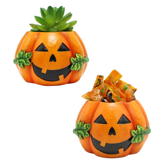 Maceta decorativa de calabaza - nexbuy.com.mx