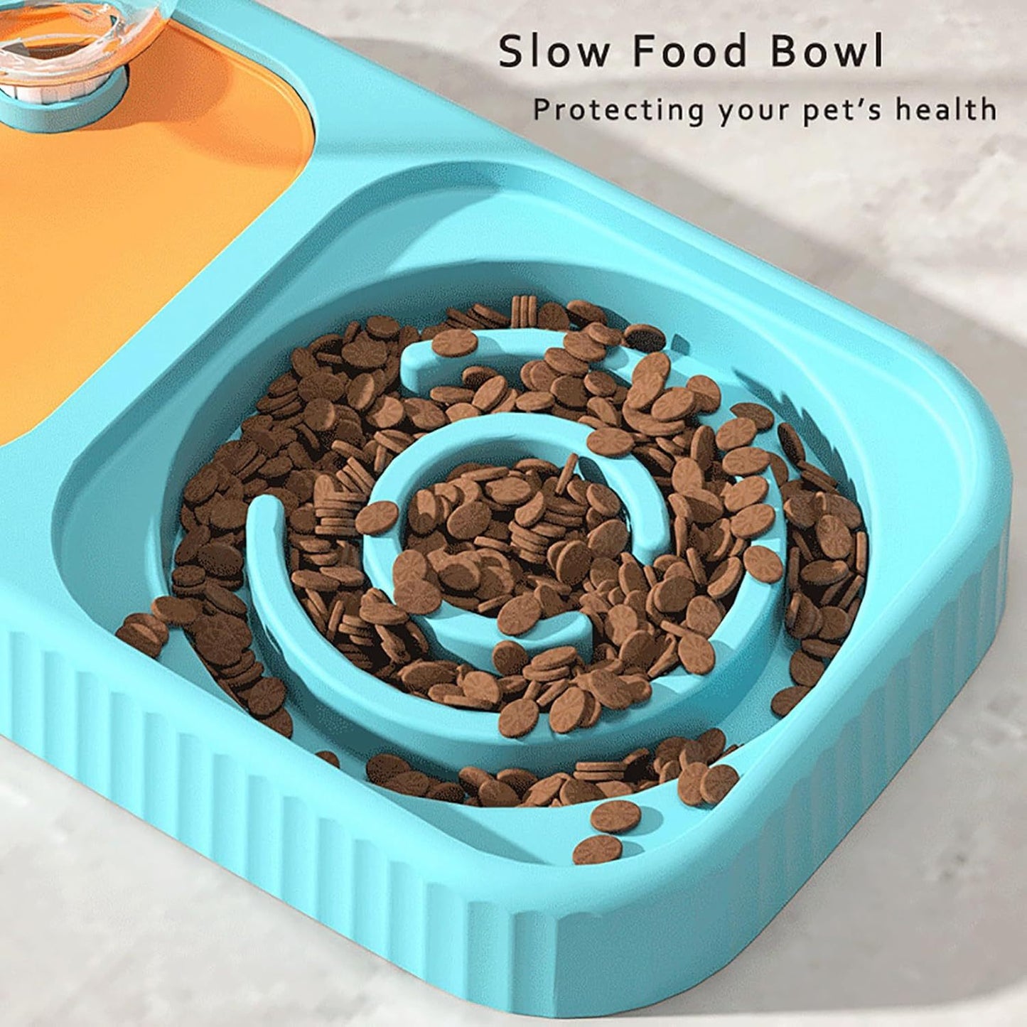 Juego de comedero doble y bebedero automático por gravedad para perro y gato - nexbuy.com.mx