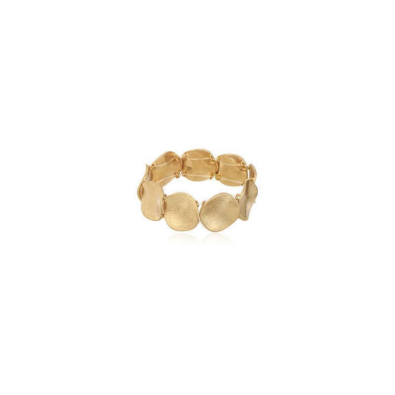 Brazalete de metal con diseño retro - nexbuy.com.mx