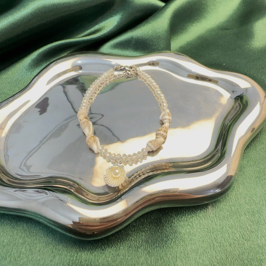 Pulsera Marina con Caracoles y Dije de Concha - Estilo Playero y Natural - nexbuy.com.mx