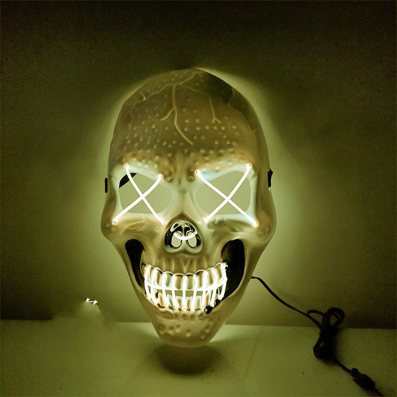 Máscara luminosa de calavera - nexbuy.com.mx