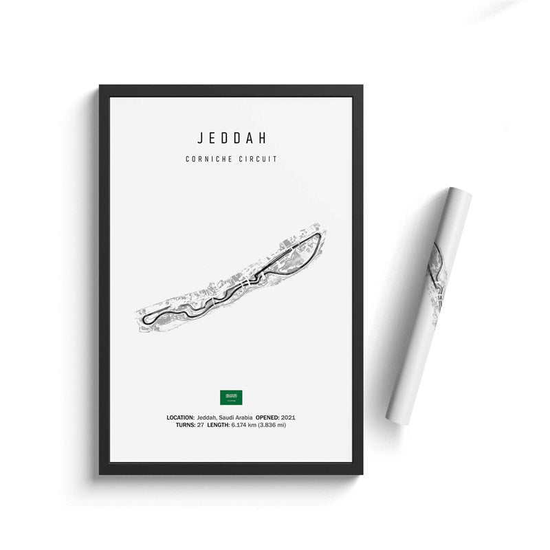 Póster en Lienzo de Circuito de Fórmula 1 – Estilo y Pasión en Cada Detalle - nexbuy.com.mx