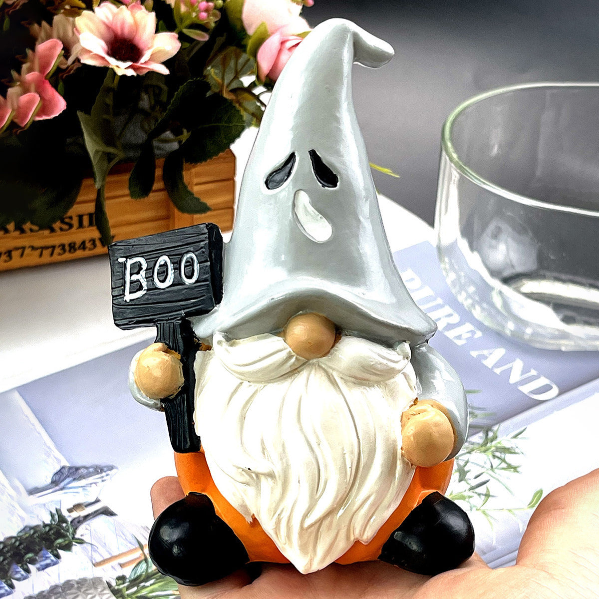 Decoraciones de calabaza de resina - nexbuy.com.mx