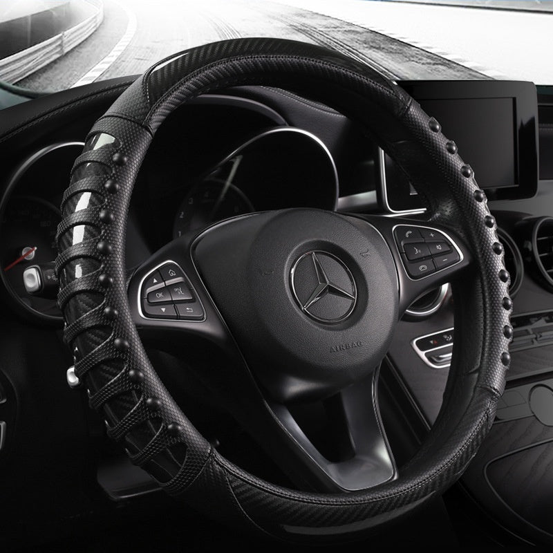 Cubre Volante de Cuero - Estilo Deportivo y Elegante - nexbuy.com.mx