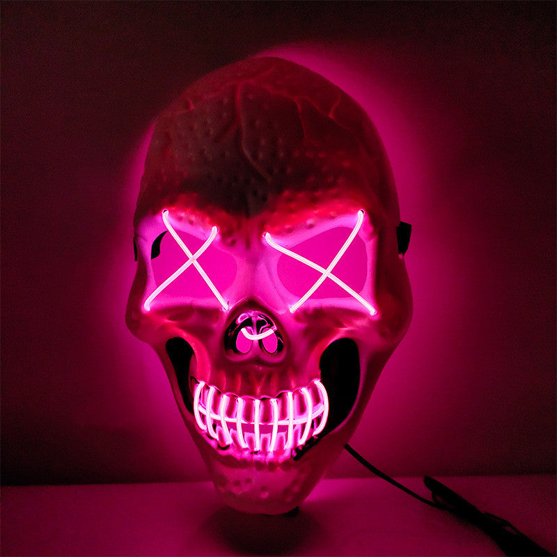 Máscara luminosa de calavera - nexbuy.com.mx
