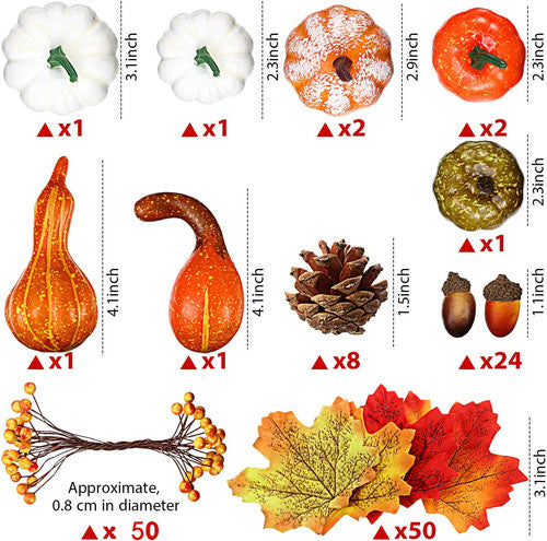 Adornos de Calabaza y otoñales - nexbuy.com.mx