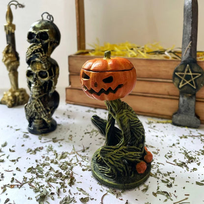 Decoraciones de resina para velas con forma de calabaza - nexbuy.com.mx