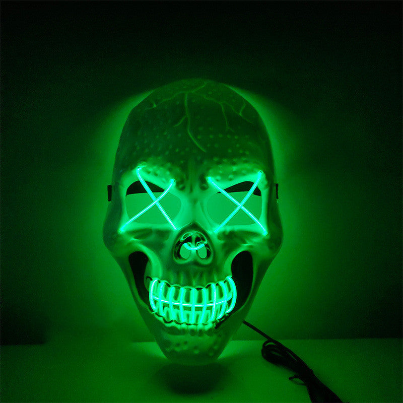Máscara luminosa de calavera - nexbuy.com.mx