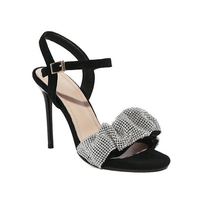 Tacones Romanos de Piel Sintética con Boca de Pez – Elegancia y Estilo para Cada Paso - nexbuy.com.mx
