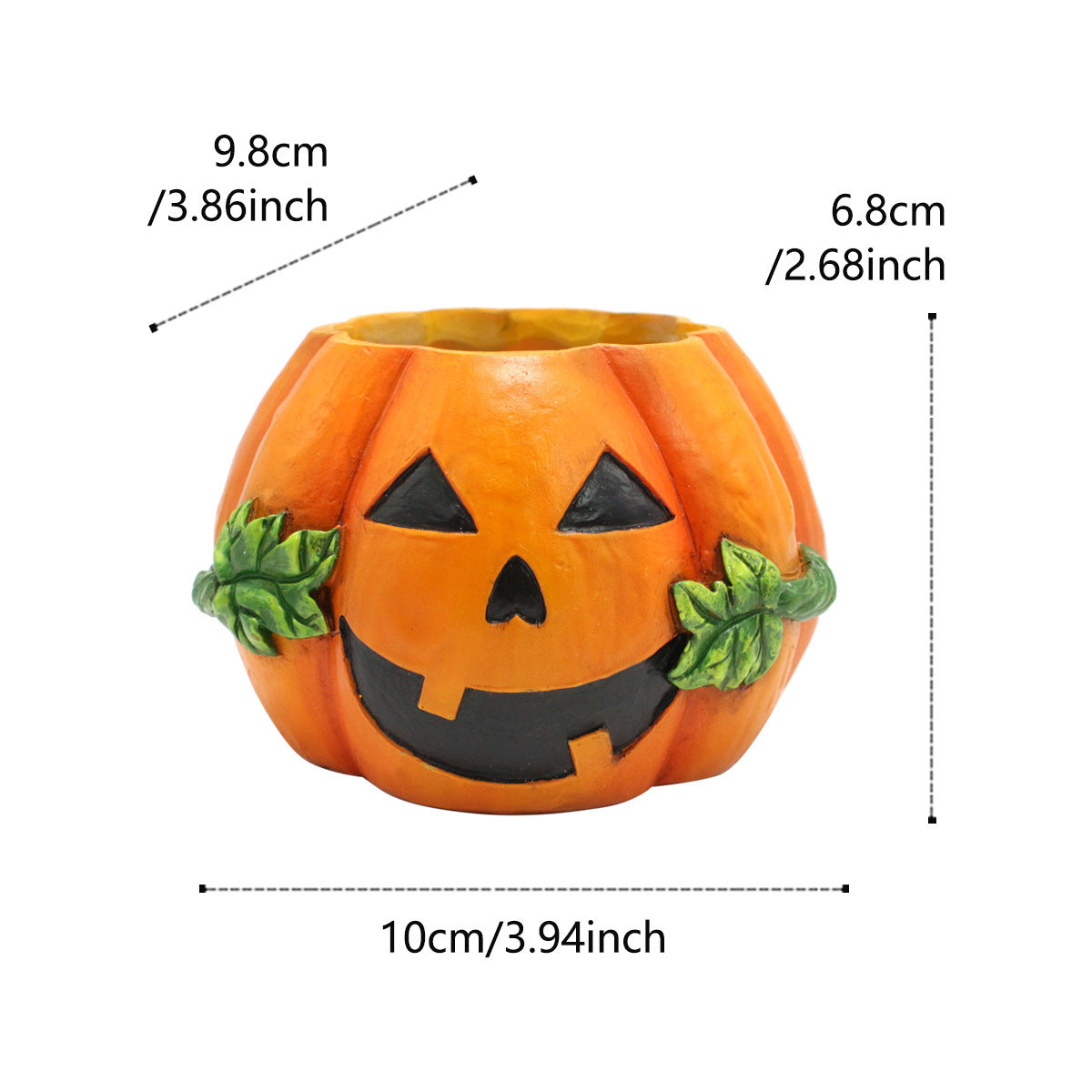 Maceta decorativa de calabaza - nexbuy.com.mx