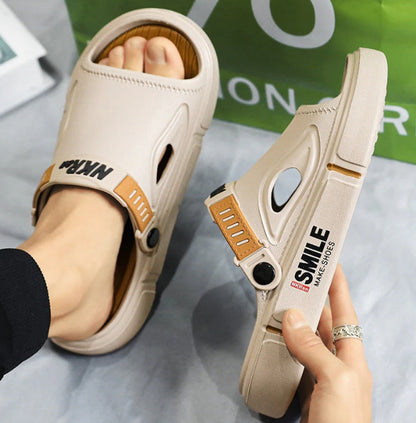 Sandalias Deportivas de Playa Casual Antideslizantes para Hombre - Estilo Moderno y Cómodo- NexBuy.com.mx