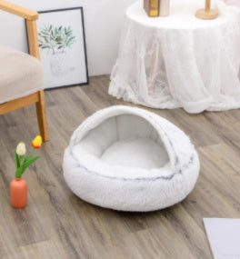 Cama Redonda 2 en 1 para Perros y Gatos - nexbuy.com.mx