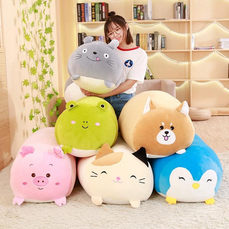 Almohada Larga de Peluche Suave - nexbuy.com.mx