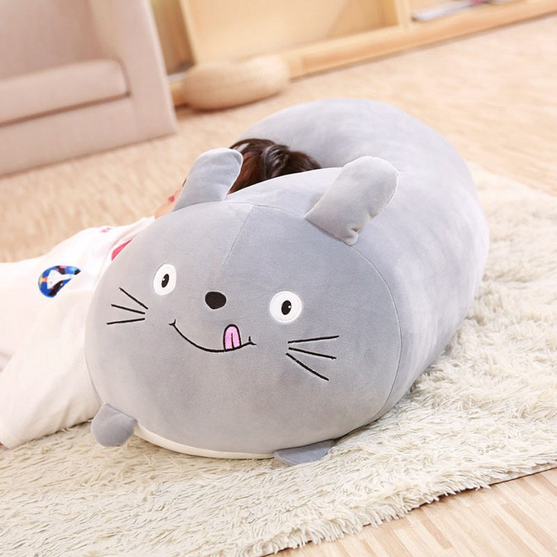 Almohada Larga de Peluche Suave - nexbuy.com.mx