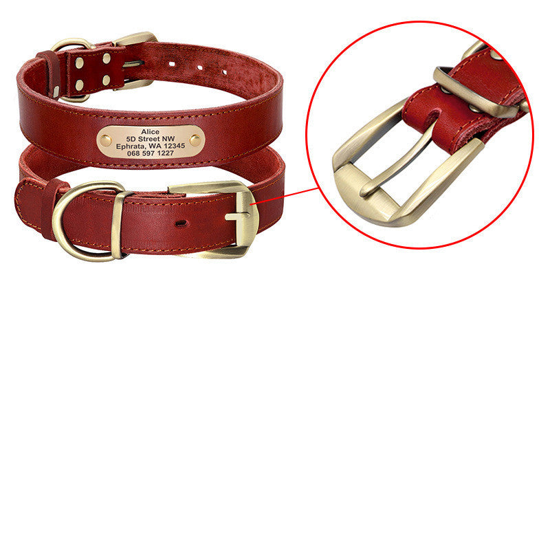 Collares personalizados con placas de identificación para perros medianos y grandes - nexbuy.com.mx