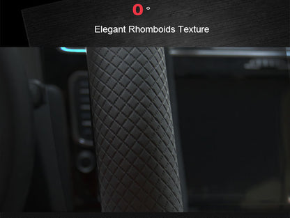 Funda Universal de Cuero para Volante de Auto - Comodidad y Estilo de Alta Calidad - nexbuy.com.mx