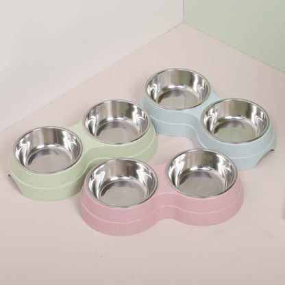 Tazón doble para mascotas - nexbuy.com.mx