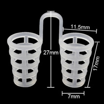 Mini tapón de congestión nasal de silicona antirronquidos Clip de ventilación para la congestión nasal - nexbuy.com.mx