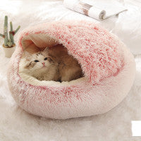 Cama Redonda 2 en 1 para Perros y Gatos - nexbuy.com.mx