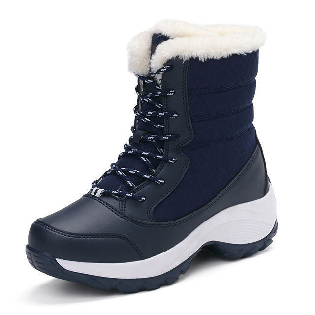 Botas Impermeables de Terciopelo para Exterior – Elegancia y Comodidad - nexbuy.com.mx