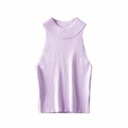 Tank Top de Mujer Verano – Estilo Europeo y Americano con Corte Slim y Cuello Redondo - nexbuy.com.mx
