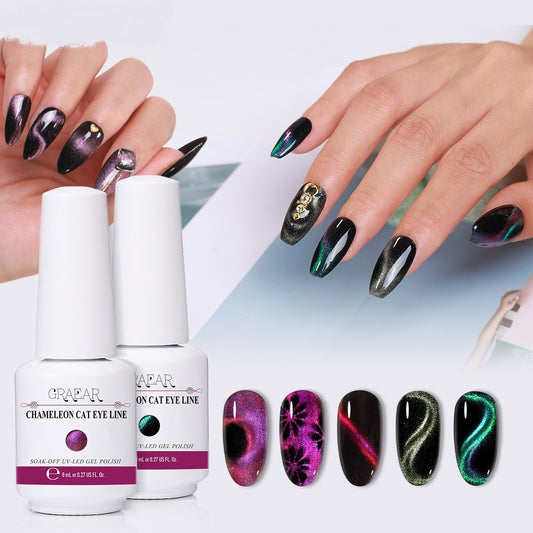 Super Galaxy Gel Efecto Ojo de Gato Esmalte en Gel Graear - nexbuy.com.mx
