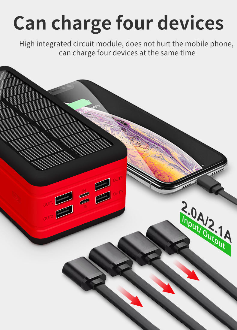 Power Bank de energía solar inalámbrico - nexbuy.com.mx