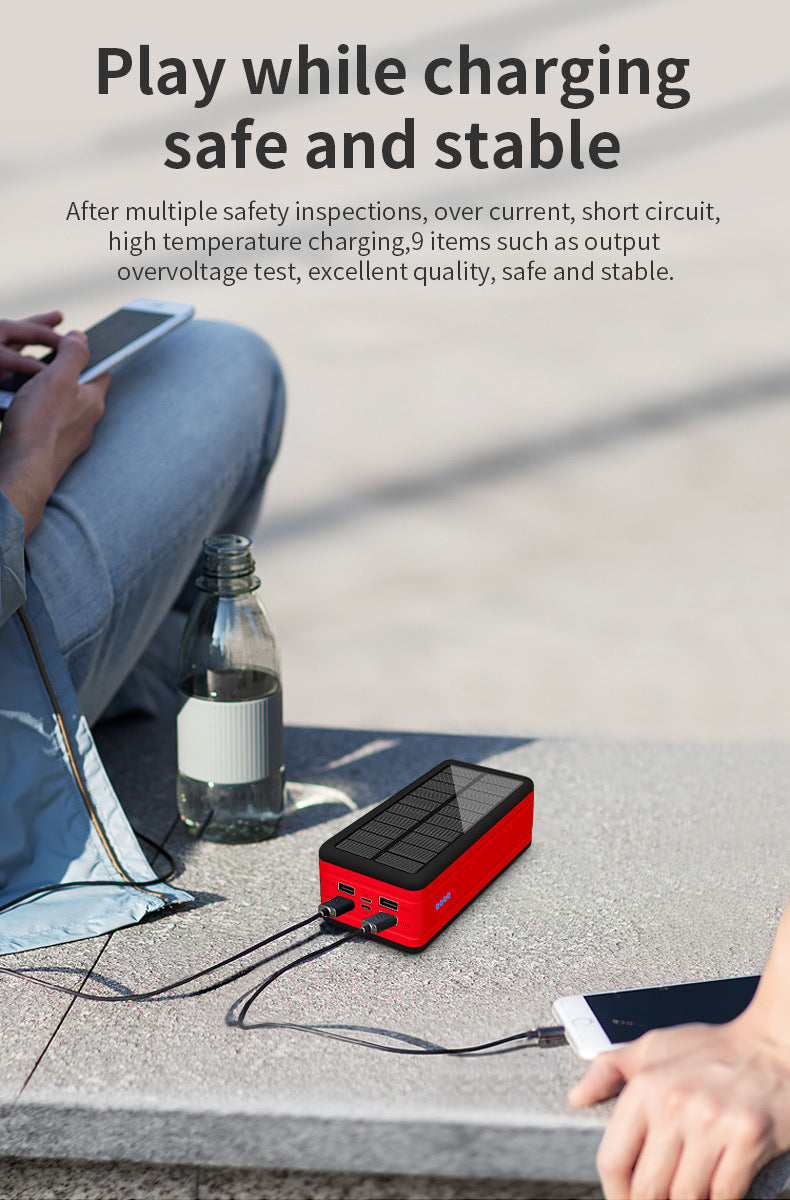 Power Bank de energía solar inalámbrico - nexbuy.com.mx