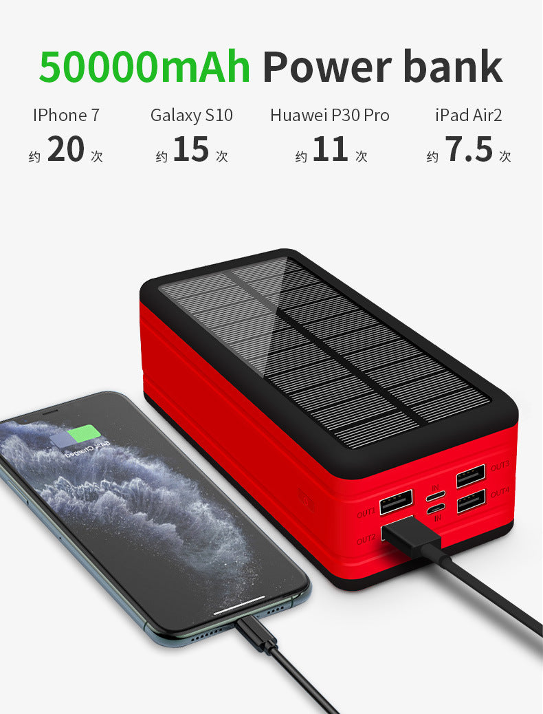 Power Bank de energía solar inalámbrico - nexbuy.com.mx