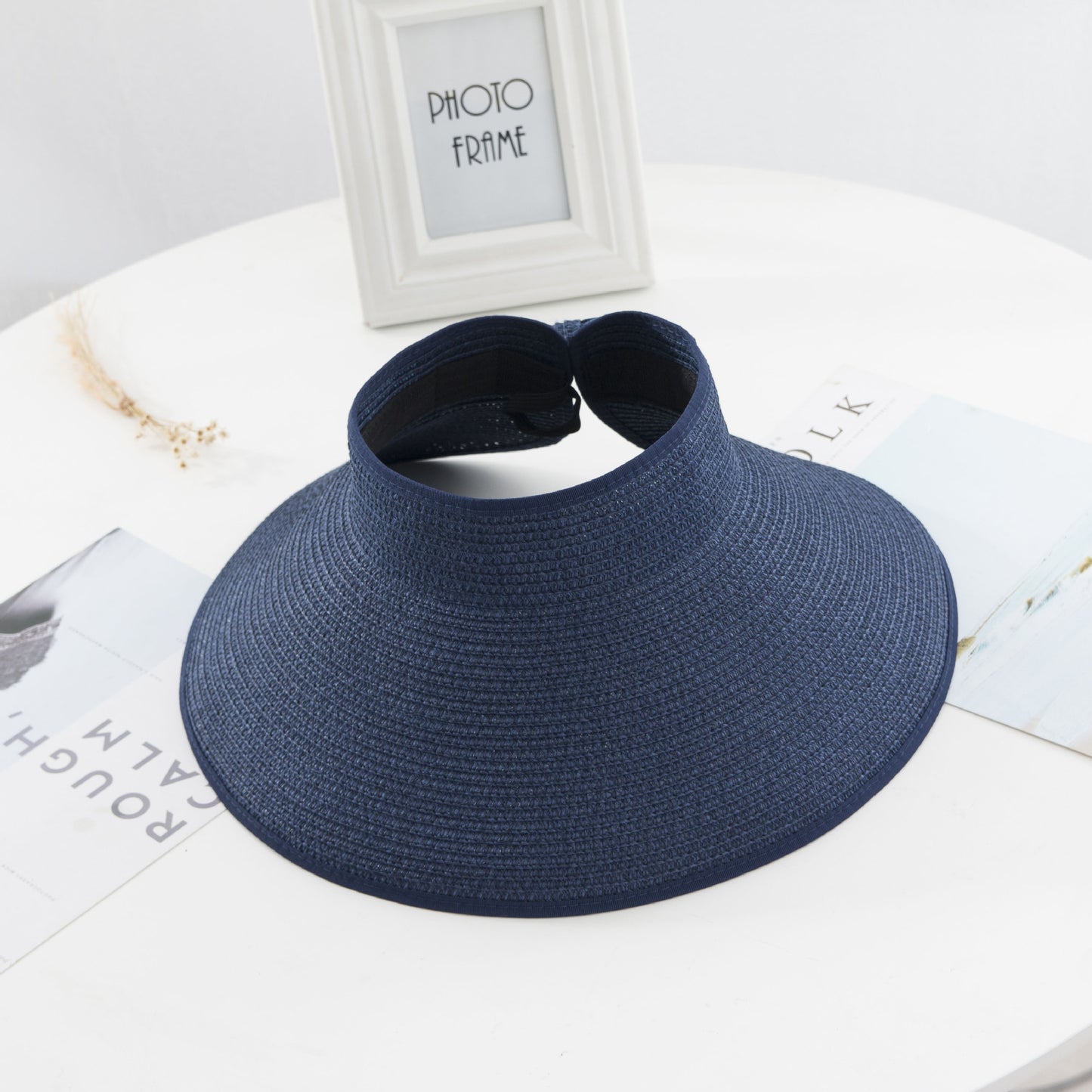 Sombrero de copa vacío plegable de verano