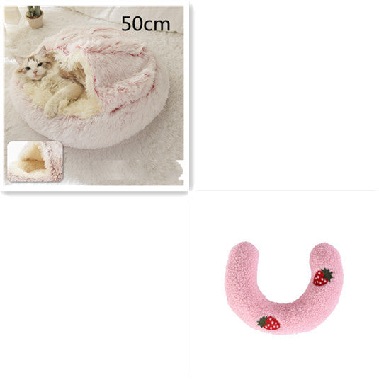 Cama Redonda 2 en 1 para Perros y Gatos - nexbuy.com.mx