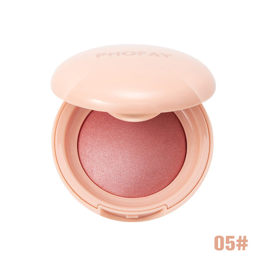 PHOFAY Rubor en Polvo - Maquillaje Suave y Ligero para un Toque Natural - nexbuy.com.mx