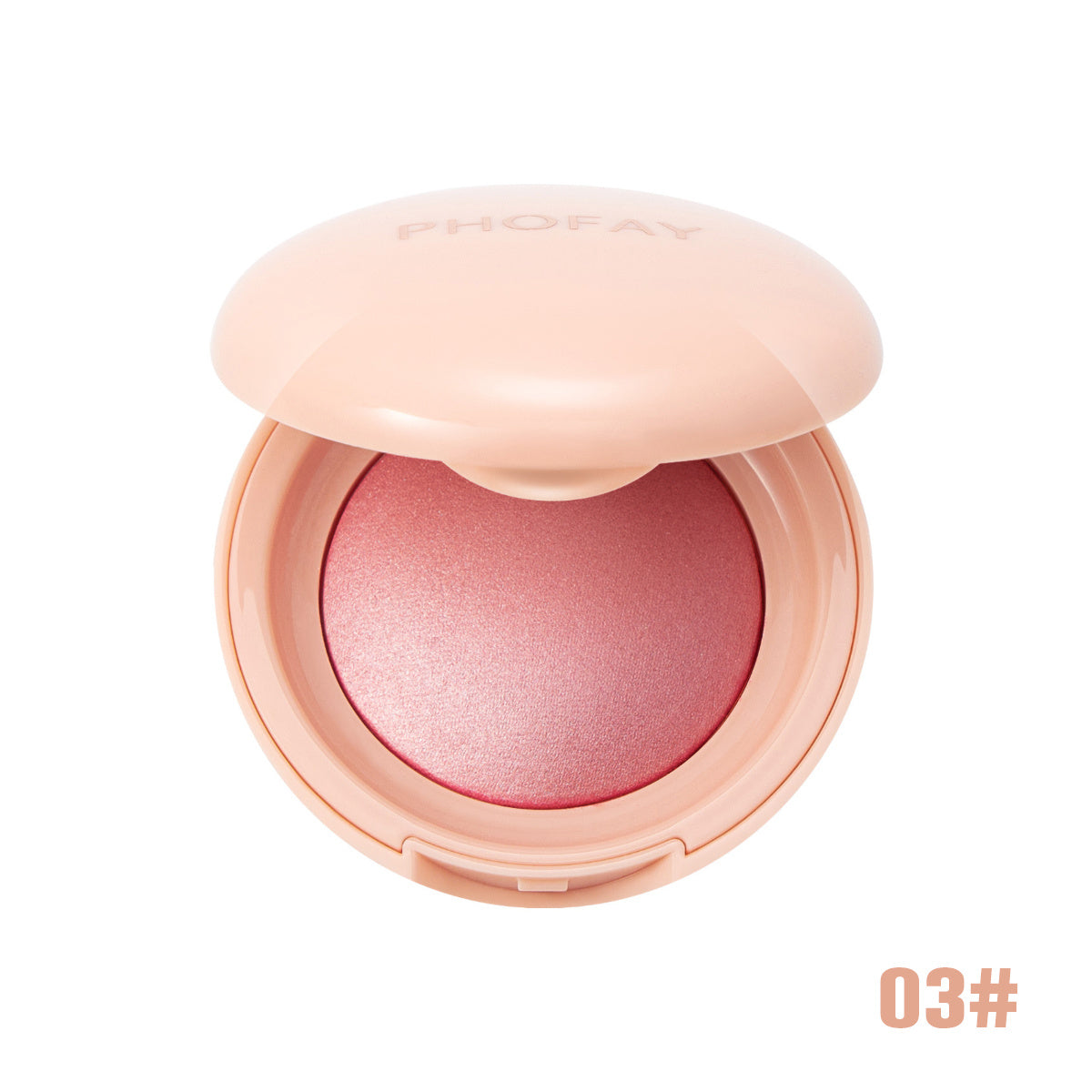 PHOFAY Rubor en Polvo - Maquillaje Suave y Ligero para un Toque Natural - nexbuy.com.mx