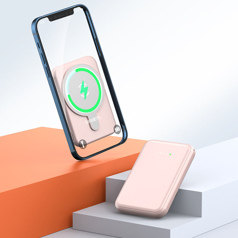 Mini Power Bank Magnético Inalámbrico 5000mAh - nexbuy.com.mx
