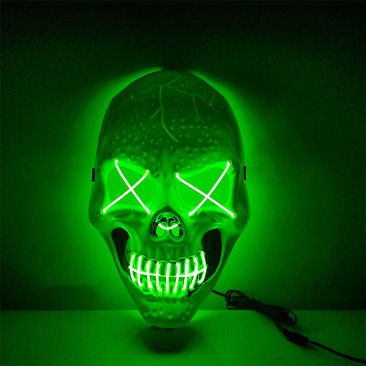 Máscara luminosa de calavera - nexbuy.com.mx