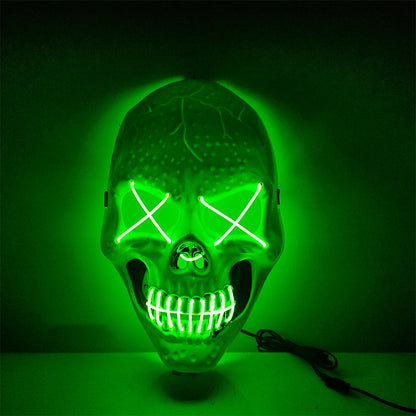 Máscara luminosa de calavera - nexbuy.com.mx