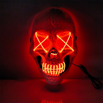 Máscara luminosa de calavera - nexbuy.com.mx