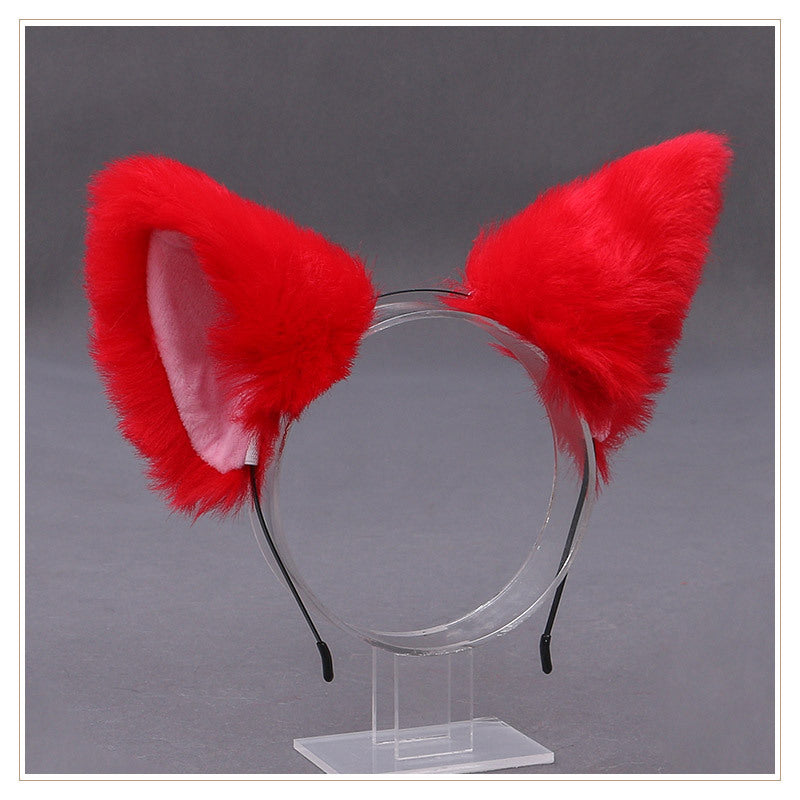 orejas de zorro, diadema para el cabello varios colores - nexbuy.com.mx
