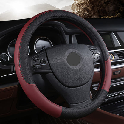 Funda Universal de Cuero para Volante de Auto - Comodidad y Estilo de Alta Calidad - nexbuy.com.mx